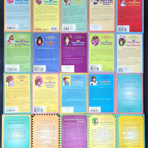 JUNIE B. JONES BOOKS LOT OF 20 ALMOST COMPLETE SET BY BARBARA PARK SCHOLASTIC - Picture 3 of 14